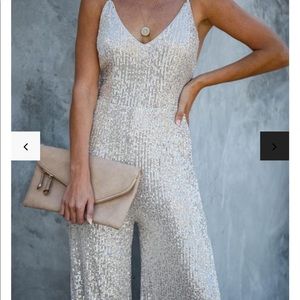 vici sequin jumpsuit